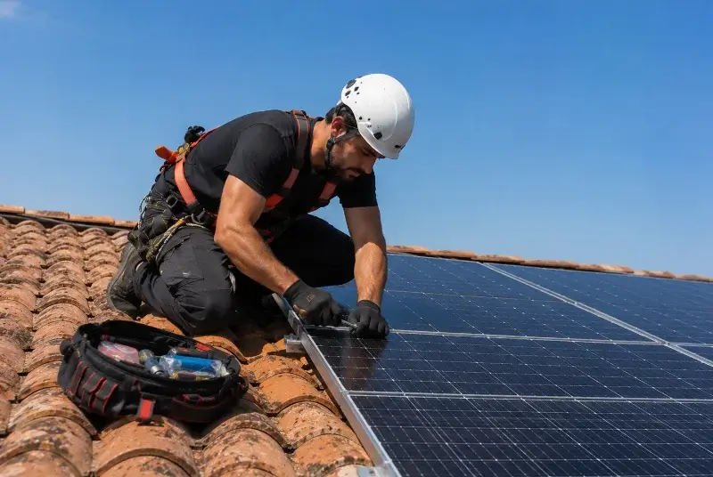 Maintenance et monitoring de panneaux solaires à Cazevieille