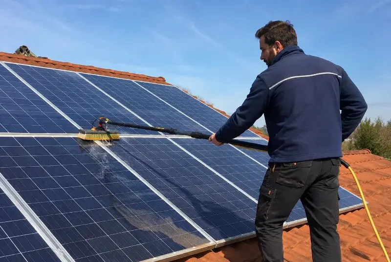 Nettoyage et entretien de panneaux solaires à Cazevieille